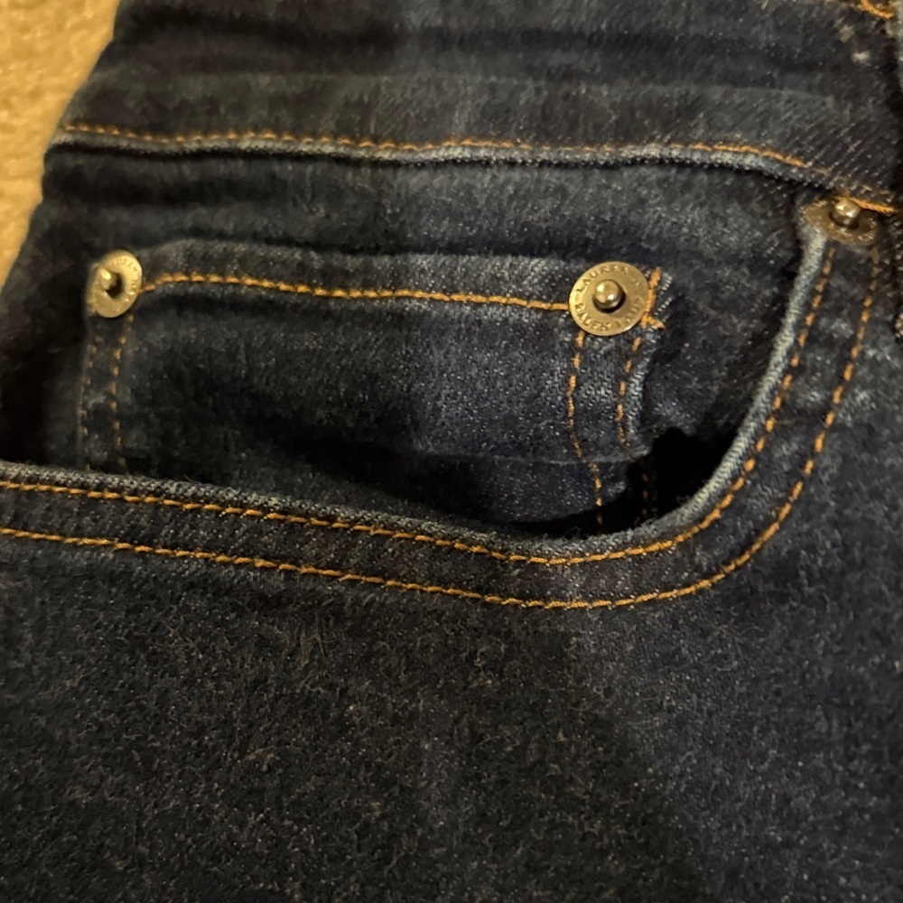Lauren Ralph Lauren Dark Blue Straight Leg Jeans - Picture 5 of 6